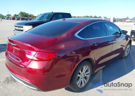 2015 Chrysler 200 Limited z USA, uszkodzony, nr VIN 1C3CCCAB4FN622820